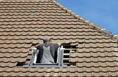 Pose de velux - Lévignen